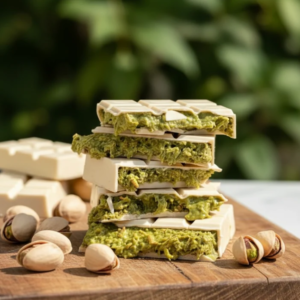 Barra Viral Dubai: Pistacho Real & Knafe Crujiente – Chocolate Blanco Premium (245g)