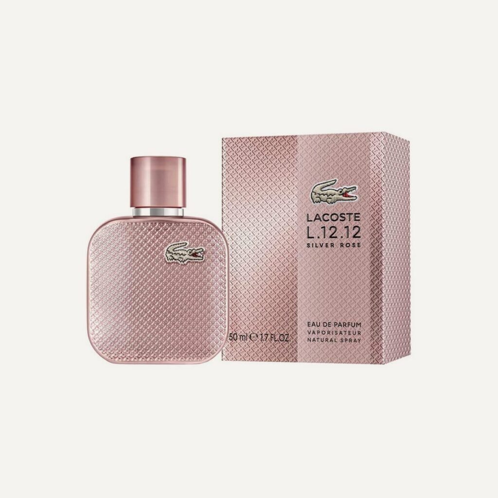 Lacoste L.12.12 Silver Rose – Eau de Parfum mujer, 50 ml